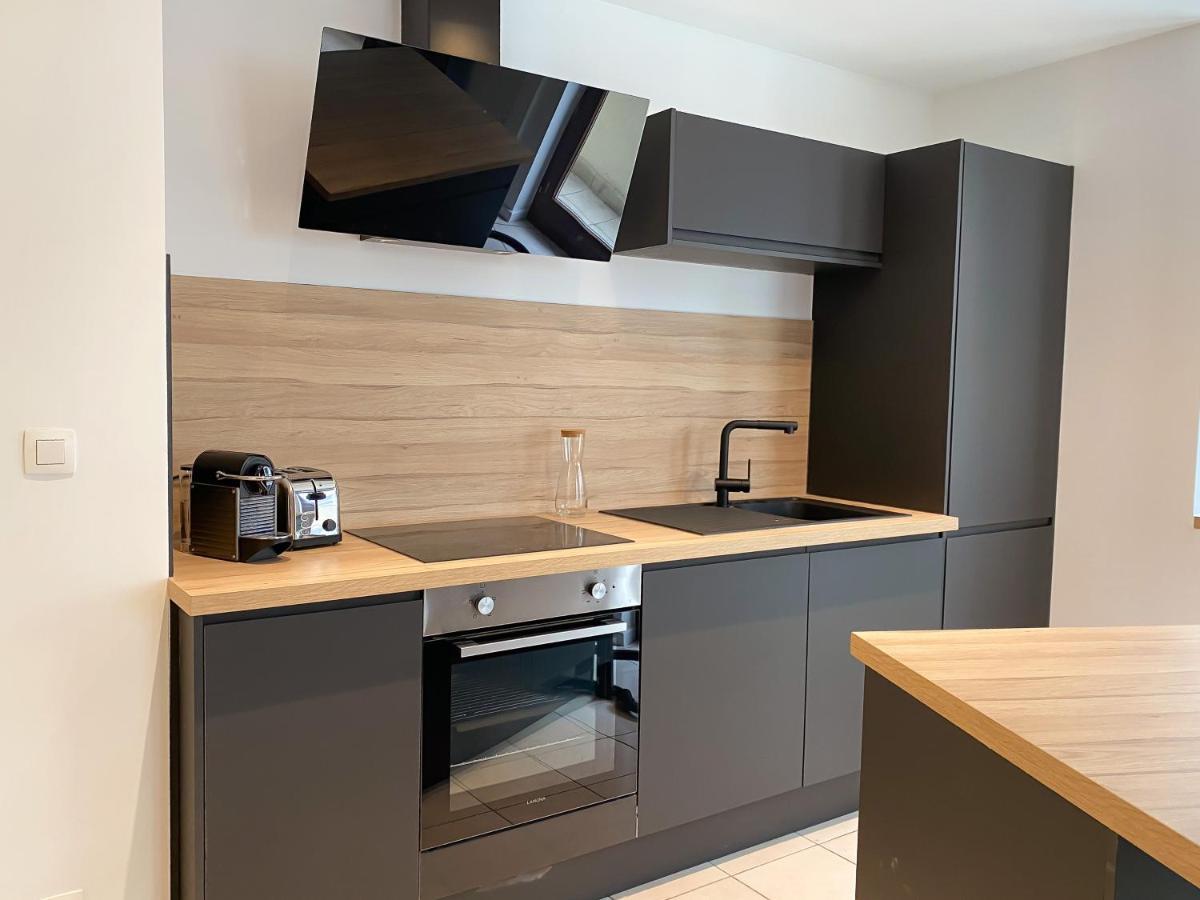 Alizée-appartement chaleureux en plein centre Liège Extérieur photo